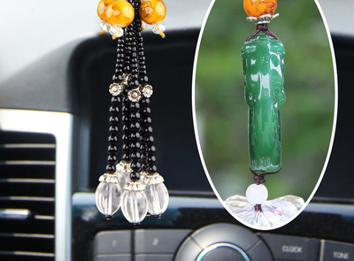 車載吊墜汽車掛件車內吊飾保平安符車子上掛飾后視鏡飾品擺件貔貅